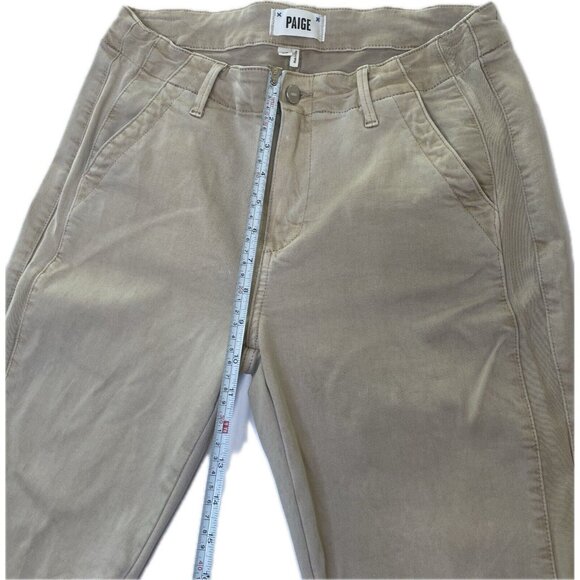 PAIGE Jeans Mayslie Jogger Khaki Grosgrain Vintage Oak 29 - Picture 8 of 10